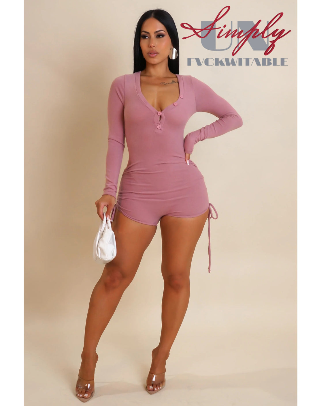 WELL DAMN - ROMPER Short Set